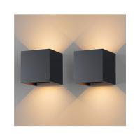 Aplique de Pared Exterior Con G9 LED Bombillas Reemplazables, Blanco Cálido 3000K Lampara de pared Interior/Exterior IP54 Ángulo ajustable Lámpara Pared (Antracita) - details 14