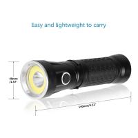 Linterna Profesional Giratoria de 90 Grados T6 COB Lámpara LED Potente para Antorchas - details 9