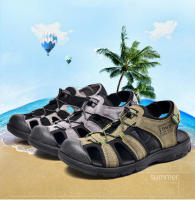 Sandalias de cuero de verano para hombre, zapatos de playa transpirables, cómodas sandalias suaves para caminar y senderismo, sandalias atléticas antideslizantes para exteriores - details 3