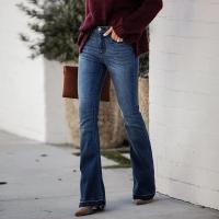 Jeans Acampanados de Cintura Alta para Mujer Pantalones de Diseñador de Lujo para Adolescentes - details 2