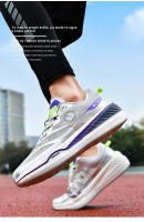 Las zapatillas para correr para hombre ligeras y transpirables, con plantillas inflables que absorben los golpes y amortiguan, son cómodas y duraderas. - details 19