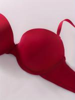 Conjunto De 5 Sujetadores Acolchados, Cómodos Y Sencillos, Y Realce Con Aro, Lencería Y Ropa Interior Para Mujeres - details 5
