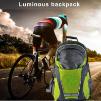 Mochila de Ciclismo LED Reflectante Señal de Giro Direccional Recargable por USB - details 5