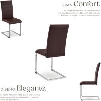 Juego de Sillas de Terciopelo Sillas de Comedor Ergonómicas Versátiles - details 37