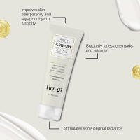 HOYGI Glutathione Facial con ingredientes suaves limpia los poros, refresca y limpia la piel, limpiador hidratante. - details 5