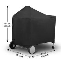 Funda parrilla barbacoa, impermeable, de tela Oxford, exteriores, para proteger del sol y la lluvia. - details 0
