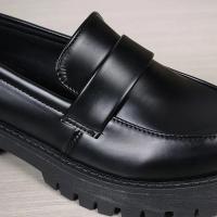 Zapatos pequeños de cuero para mujer, calzado individual de estilo universitario, suela gruesa, novedad - details 16