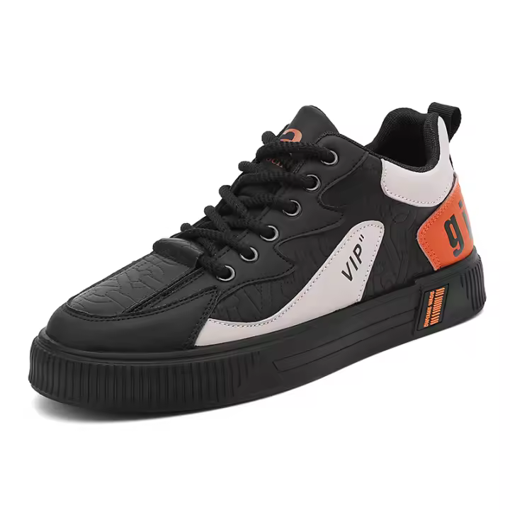Zapatillas de deporte de lujo para hombre, zapatos informales de cuero, a la moda, para las cuatro estaciones - 1