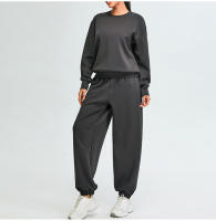 Otoño Invierno nuevos pantalones deportivos de cintura alta Modal suave Jogger correr entrenamiento suelto Casual Fitness pantalones largos - details 41