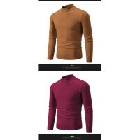 Suéter Casual de Hombre Primavera Moda Básica Sólida Cuello Mock Ajustado Comodidad Tejido de Otoño para Mujeres Material Exterior Viscosa - details 14
