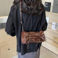 Bolso de mano con lazo plisado para niña, bolso de hombro con pajarita de Balletcore de estilo coreano, bolso de compras Y2K de cuero PU - details 14