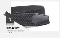 Cinturón elástico tejido para hombre y niña,3.3-3.4 CM de ancho, azul, negro, marrón, regalo de lujo, accesorios para vaqueros - details 11