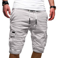El trabajo de los hombres del tamaño extra grande de moda del verano jadea los pantalones cortos del cargo - details 7