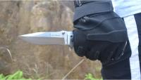 Cuchillo plegable portátil para exteriores para hombres, Navajas de bolsillo tácticas militares de supervivencia de alta dureza para acampar y pescar - details 7