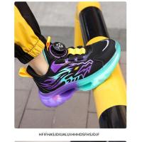 2025 nuevos niños, zapatos deportivos, zapatos de entrenamiento para partidos de baloncesto, zapatos para correr. - details 12