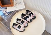 Zapatos de cuero de estilo coreano para niña, zapatillas de princesa con pajarita, versátiles y elegantes, a la moda, para fiesta, novedad de otoño, 2024 - details 2