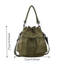 Bolso portátil con cordón para mujer, bolso cruzado informal de estilo coreano para teléfono, bolso de hombro ajustable de gran capacidad de Color sólido - details 0