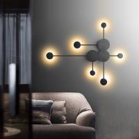 Lámpara de pared moderna para sala de estar y dormitorio, candelabro nórdico creativo, luz LED minimalista para interiores - details 0