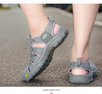 Sandalias de bolsillo con suela ligera para exteriores, de gran tamaño, sandalias de senderismo de verano para mujer, zapatos de playa para hombre - details 33