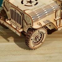 Rompecabezas de madera creativos para adultos y niños, conjunto de modelos de construcción DIY, montaje de camiones mecánicos 3D, coches Montessori, Kit de juguetes de escritorio - details 18