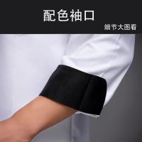 Chaqueta de Chef de restaurante de manga larga corta para Hotel, cafetería, Ropa de Trabajo de cocina, abrigo de chef de panadería, Tops, uniforme de Chef de comida rápida para hombres - details 21