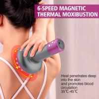 Máquina de drenaje linfático, cepillo de masaje corporal meridiano eléctrico, microcorriente, anticelulitis, aparato de fisioterapia Guasha - details 3