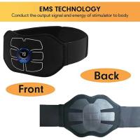 EMS estimulador muscular, tóner Abdominal, cinturón tonificador portátil para Fitness en casa, masajeador adelgazante corporal para masaje de Abdomen, recarga USB - details 3