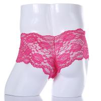 Encaje Sexy Ropa Interior Hombres Boxer hombre Transparente Bragas Ultra Finas Bolsa de Pene Sissy Hombre Bóxers Pantalones Cortos cueca - details 1