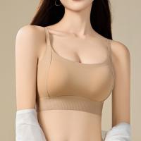 Sujetador de yoga con relleno, soporte para mujer, sin varillas, lencería fina, espalda en U, top corto, chaleco a prueba de golpes, almohadilla fija, sujetador sin costuras para fitness - details 5
