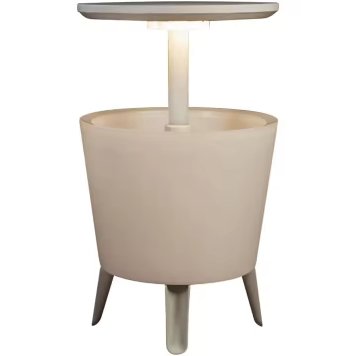 Nevera iluminada para jardín, Blanco - Iluminada - 1