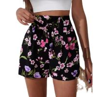 Pantalones de Playa para Mujer con Estampado Informal Pantalones Cortos Cómodos de Estilo Minimalista para el Hogar, Deportes al Aire Libre y Correr - details 0