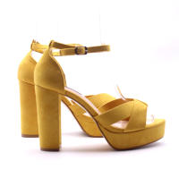 Calzados Soraia Sandalia Antelina Mujer Fiesta Tacón Cerrado Hebilla Moda 2023 - details 7
