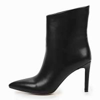 Nuevo Zapatos de tacón de aguja negros para invierno y otoño, botas cortas hasta el tobillo con tacones - details 4