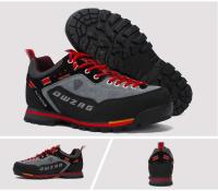Zapatos de senderismo impermeables a la moda, zapatos de escalada para hombre, zapatillas deportivas con cordones informales a la moda anticolisión para exteriores - details 18