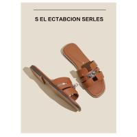Sandalias Planas Casuales para Mujer Punta Abierta, Diseño Romano Tejido, Tacón Antipé, Moda de Verano/Primavera, Adecuado para Vestidos, Playa, Apartamento - details 12