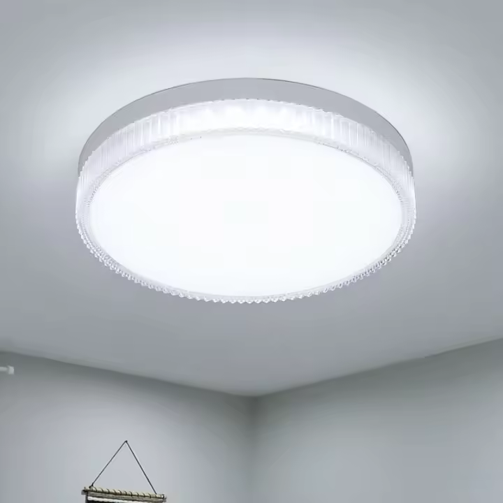 Lámpara de Techo LED de 36W Blanco Frío 6500K Lámpara Redonda para Dormitorio, Baño, Cocina - 1