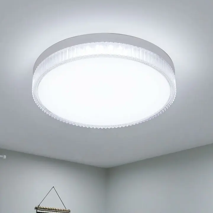 Lámpara de Techo LED de 36W Blanco Frío 6500K Lámpara Redonda para Dormitorio, Baño, Cocina - 1