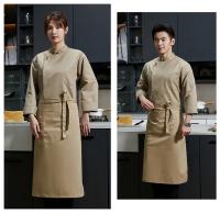 Chaqueta de Chef, uniformes de Catering de otoño/invierno, camisas de cocina para restaurante, panadería, cafetería, camarero/camarera, ropa de trabajo, ropa de cocina de Hotel - details 8