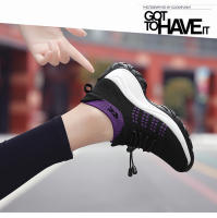 Zapatos para caminar de marca para mujer, zapatillas de deporte con calcetines de punto transpirables, zapatos cómodos para lactancia, zapatos deportivos con plataforma informales - details 21