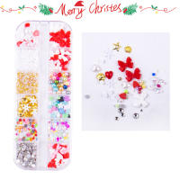 Pegatinas 3D de copos de nieve para decoración de uñas, suministros de esmalte de uñas, juego de accesorios, diseño DIY, invierno, 3 cajas - details 8