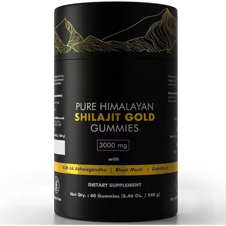 Gomitas de aceite de semilla negra Shilajit - 1