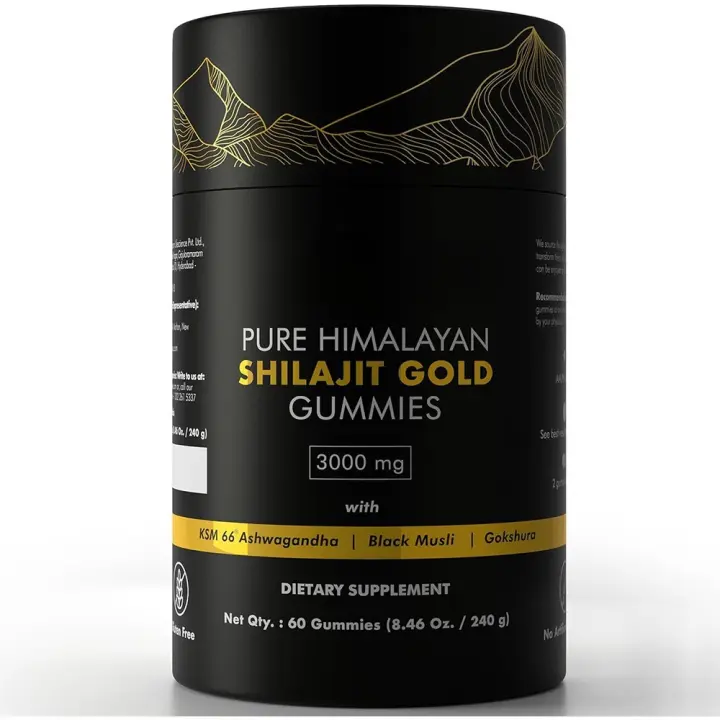 Gomitas de aceite de semilla negra Shilajit - 1