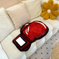 Alfombra De Boxeo Roja Para Dos Manos Alfombra Antideslizante Para Sala De Estar Alfombra De Dormitorio Estilo Chic Para El Pasillo Decoración Aestética Para El Hogar - details 2