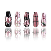 Uñas postizas de alta calidad con estampado de estrellas, material seguro, ble, impermeables para vestidos de chicas calientes - details 3