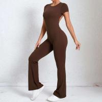 Conjunto de Yoga Ouwu Monos Deportivos para Mujeres Manga Corta, Pantalones Acampados - details 41