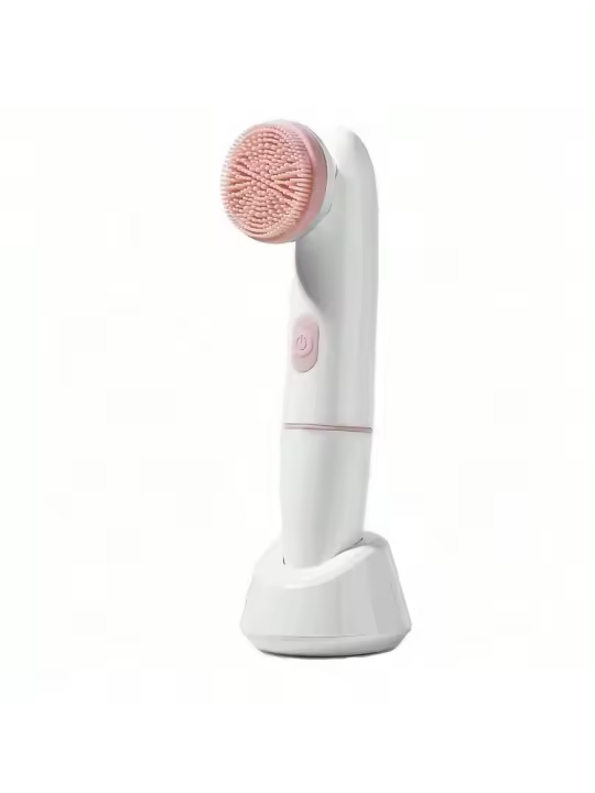 Cepillo Facial Eléctrico 2-en-1 con Vibración Sónica Limpiador de Poros para la Piel Facial - 1