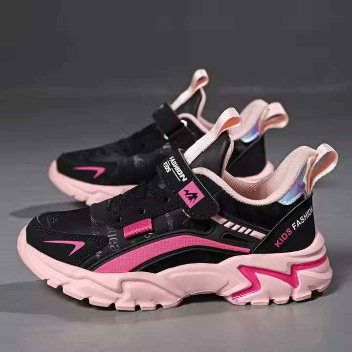 Zapatillas Deportivas para Niños 2025 Cómodas para Correr al Aire Libre, Impermeables, Antideslizantes, Color Rosa - 1