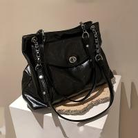 Bolso de mano retro de gran capacidad a la moda para mujer, bolso de hombro con cadena simple para viajeros - details 0