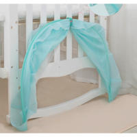 Cuna mosquitera niños plegable bebé mosquitera cubierta yurta sin fondo libre instalación antimosquitos cubierta - details 7