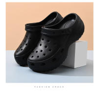 Nube agujero zapatos de las mujeres usan zapatillas EVA en verano, aumentando la playa desodorante de suela gruesa resistente al desgaste y transpirable bolsa cabeza de arrastre - details 14